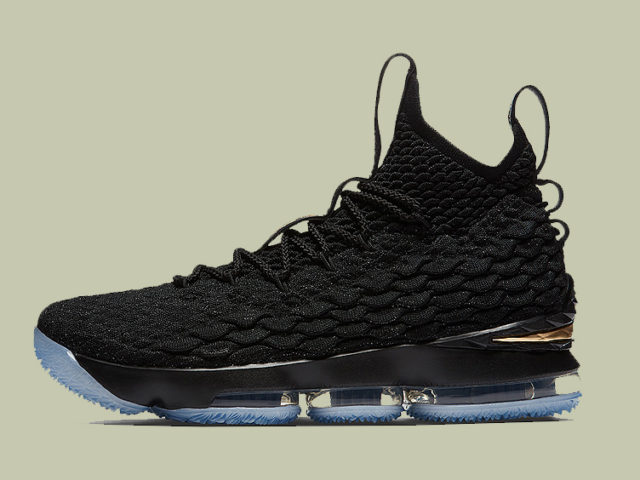 All Hail the King: LEBRON XV ‘Black/Metallic Gold’ now available