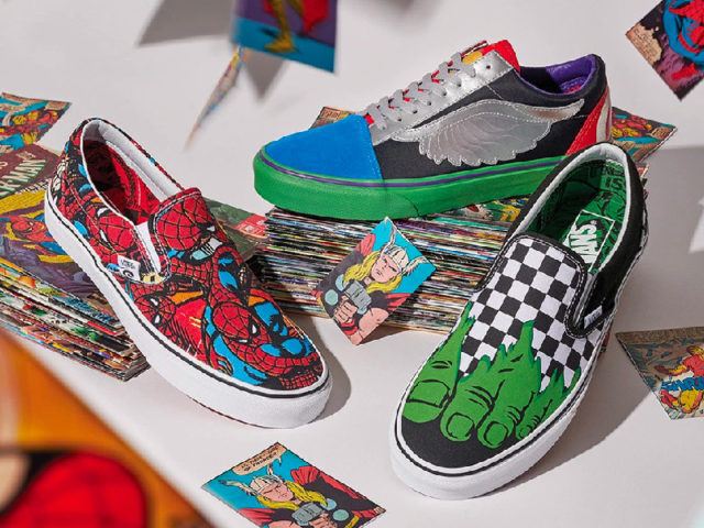 Comic and Sneaker Geeks Assemble! The Marvel x Vans collection is here