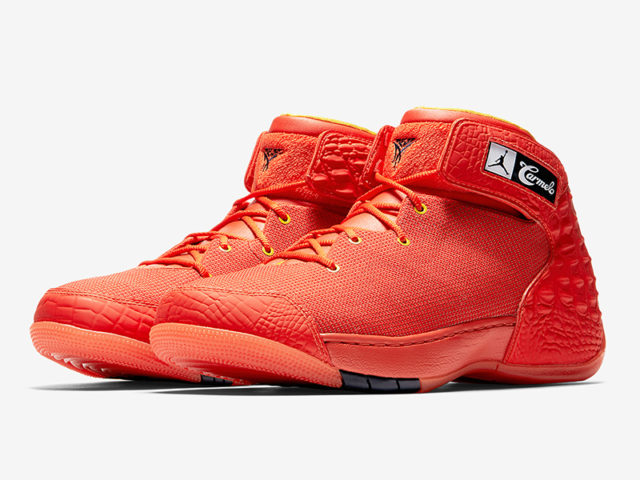 Orange runs through Carmelo Anthony with this Melo 1.5