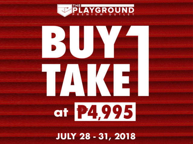 SALE ALERT: Playground’s Running a Buy 1 Take 1 Sale this Weekend