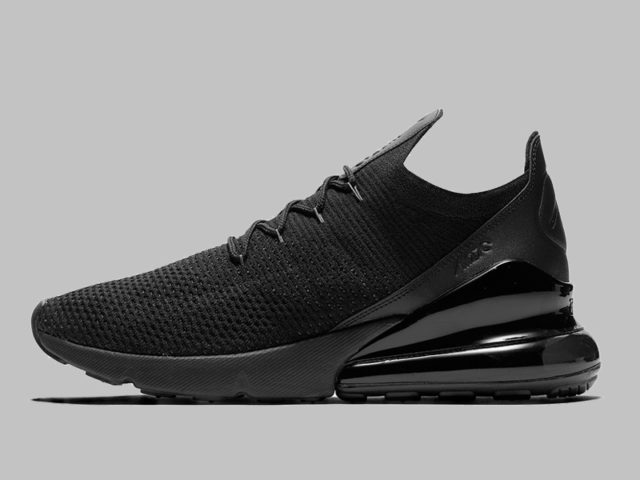 The Nike Air Max 270 Flyknit now comes in Triple Black