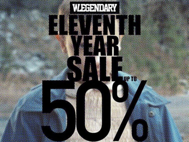 SALE ALERT: WELEGENDARY’s ELEVENTH YEAR SALE