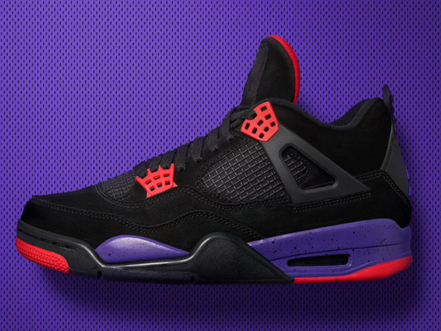 Here’s your chance to bring home the Air Jordan 4 Retro ‘Raptors’