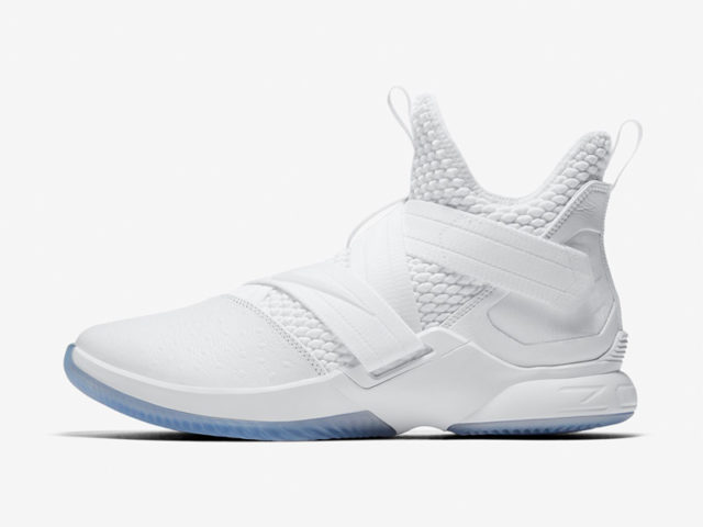 The LeBron Soldier 12 SFG gets the ‘Triple White’ treatment