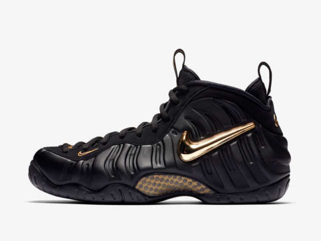 Out Now: Nike Air Foamposite Pro ‘Black/Metallic Gold’