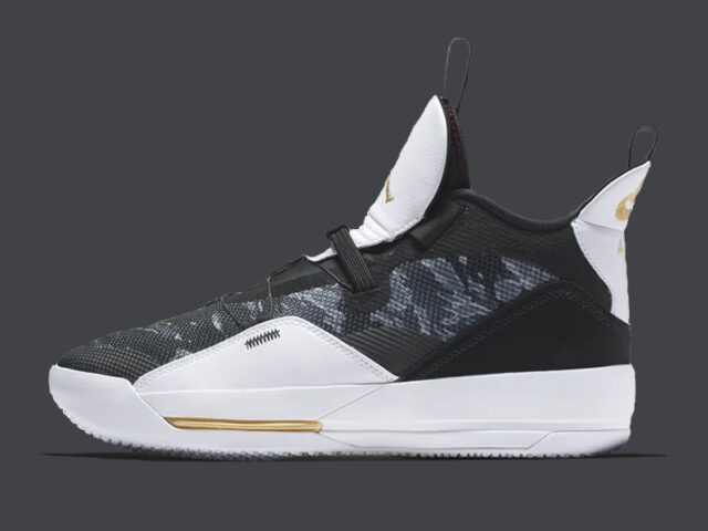 Gearing Up for the Postseason: the Air Jordan 33 PF gets camo’d up