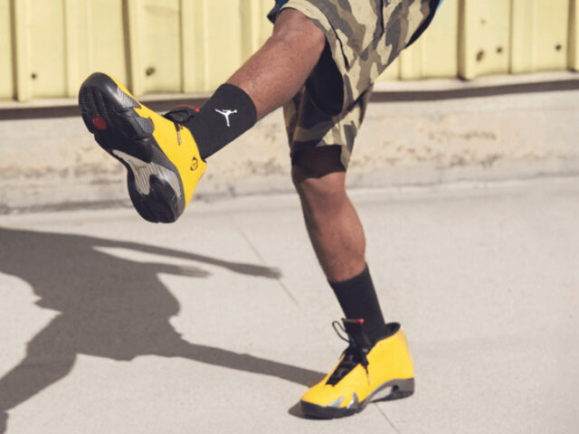 Release Reminder: The Air Jordan XIV ‘Yellow Ferrari’ is now available