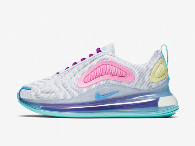 The Nike Wmns Air Max 720 comes in a colorful colorway