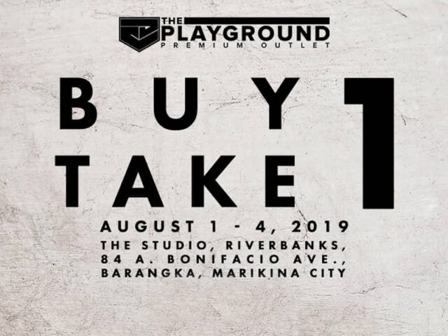 SALE ALERT: The Playground’s Buy 1 Take 1 Sale is happening this weekend