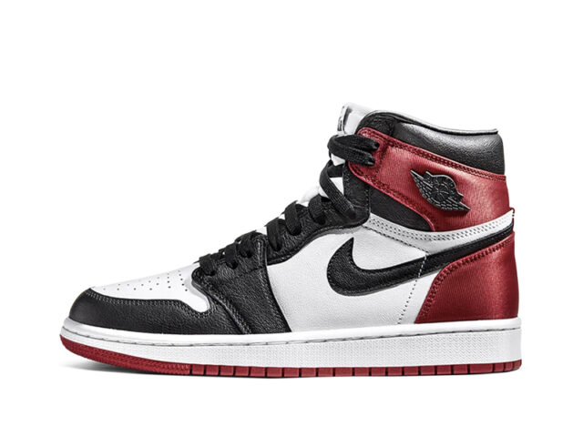 LOOK: Women’s Air Jordan 1 Satin ‘Black Toe’