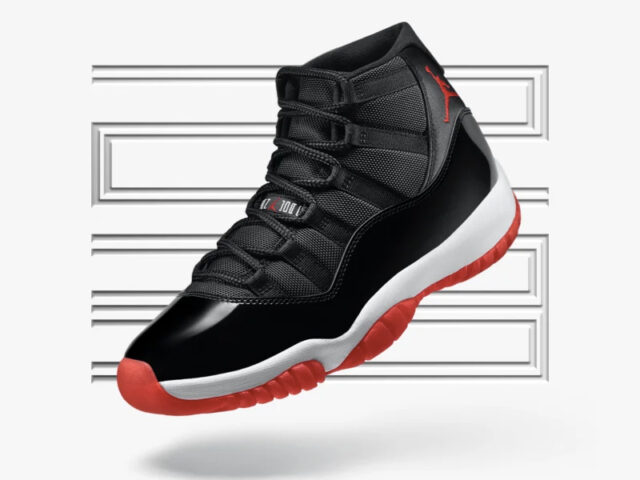 HOLIDAY BRED: the Air Jordan XI Retro ‘Bred’ is dropping next weekend