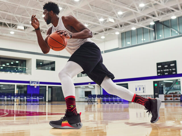 Joel Embiid debuts his signature shoe, the UA Embiid One