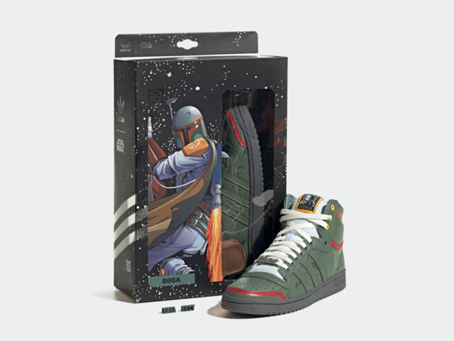 Out Now: Star Wars x adidas Top Ten Hi ‘Boba Fett’