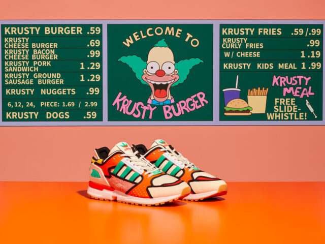 K is for Krusty Burger: adidas travels to Springfield for their latest A-ZX offering